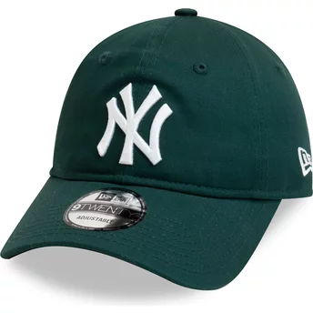 Gorra curva verde oscuro ajustable 9TWENTY League Essential de New York Yankees MLB de New Era