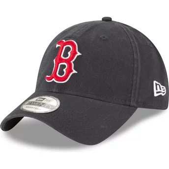 Gorra curva azul marino ajustable 9TWENTY Core Classic de Boston Red Sox MLB de New Era
