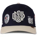 gorra-curva-azul-marino-y-beige-ajustable-anniversary-truefit-de-djinns