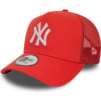 Gorra trucker roja A Frame League Essential de New York Yankees MLB de New Era