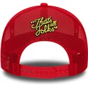 gorra-trucker-blanca-y-roja-a-frame-character-de-pato-lucas-y-porky-pig-looney-tunes-de-new-era