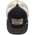gorra-trucker-negra-y-beige-cabra-ye-olde-cobra-goat-the-farm-retro-classic-de-goorin-bros