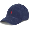 gorra-curva-azul-marino-ajustable-con-logo-rojo-cotton-terry-classic-sport-de-polo-ralph-lauren