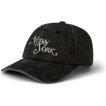Gorra curva negra ajustable Nueva York de Pica Pica