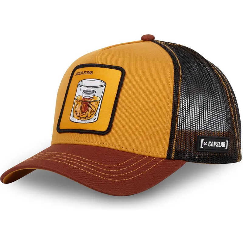 gorra-trucker-marron-jagerbomb-jag-cocktails-de-capslab