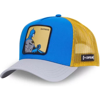 Gorra trucker azul, amarilla y gris Batman BTP DC Comics de Capslab