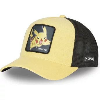 Gorra trucker amarilla y negra Pikachu PIK1 CT Pokémon de Capslab