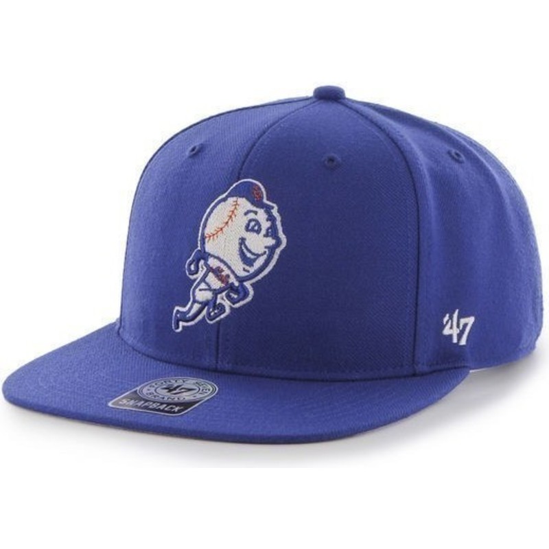 gorra-plana-azul-snapback-con-logo-de-mascota-de-new-york-mets-mlb-sure-shot-de-47-brand