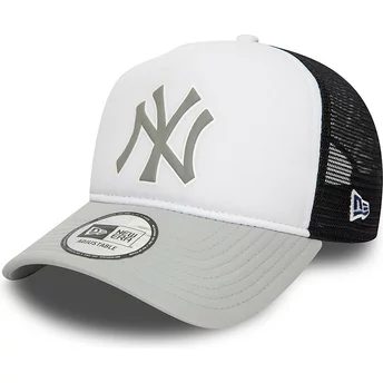Gorra trucker gris A Frame Logo de New York Yankees MLB de New Era