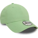 gorra-curva-verde-claro-ajustable-9forty-essential-de-new-era