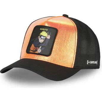 Gorra trucker naranja y negra Naruto Uzumaki NOE de Capslab