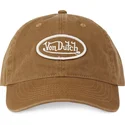 gorra-curva-marron-ajustable-log-arg-de-von-dutch