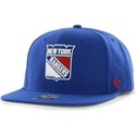 gorra-plana-azul-snapback-de-new-york-rangers-nhl-sure-shot-de-47-brand