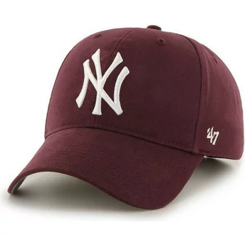 Gorra curva granate de New York Yankees MLB de 47 Brand