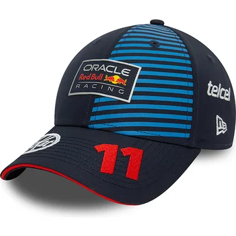 Gorra curva azul marino snapback Sergio Perez 9FORTY de Red Bull Racing Formula 1 de New Era