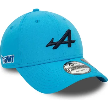 Gorra curva azul snapback 9FORTY Essential REPREVE de Alpine F1 Team Formula 1 de New Era