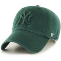 gorra-curva-verde-con-logo-verde-de-new-york-yankees-mlb-clean-up-de-47-brand