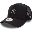 gorra-trucker-negra-a-frame-metallic-de-new-york-yankees-mlb-de-new-era