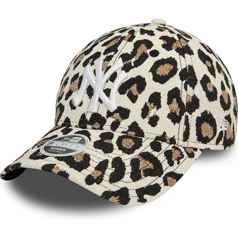 Gorra curva leopardo ajustable para mujer 9FORTY de New...