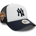 gorra-trucker-blanca-y-azul-marino-a-frame-world-series-de-new-york-yankees-mlb-de-new-era