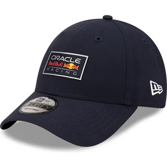 Gorra curva azul marino ajustable 9FORTY REPREVE Graphic de Red Bull Racing Formula 1 de New Era