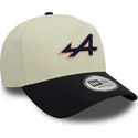 gorra-curva-blanca-y-azul-marino-snapback-e-frame-chain-stitch-de-alpine-f1-team-formula-1-de-new-era