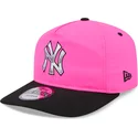 gorra-curva-rosa-y-negra-snapback-golfer-chrome-logo-de-new-york-yankees-mlb-de-new-era