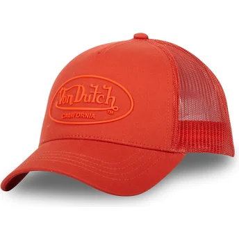 Gorra trucker naranja LOG06 de Von Dutch