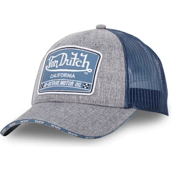 Gorra trucker gris y azul MIXGREY01 de Von Dutch