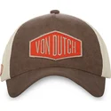 gorra-trucker-marron-bro-ct-de-von-dutch