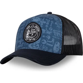 Gorra trucker azul y negra LOGOS02 de Von Dutch