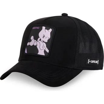 Gorra trucker negra Mewtwo PMK5 MEW Pokémon de Capslab