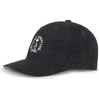 Gorra curva negra ajustable TrueFit Lazy Classic de Djinns