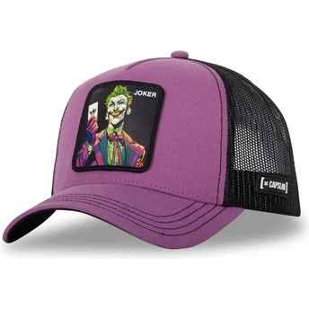 Gorra trucker violeta y negra Joker DC7 CLO DC Comics de...