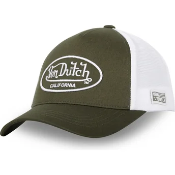 Gorra trucker verde y blanca ajustable LOF B16 de Von Dutch