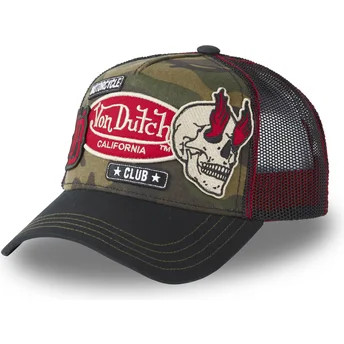 Gorra trucker camuflaje PATCHES01 de Von Dutch