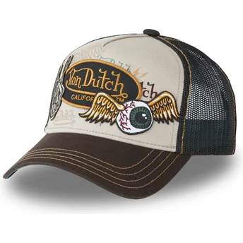 Gorra trucker marrón PATCHES03 de Von Dutch