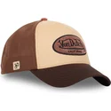 gorra-trucker-marron-terrylog01-de-von-dutch