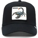 gorra-trucker-negra-escorpion-deadly-the-deadliest-scorpion-the-farm-de-goorin-bros