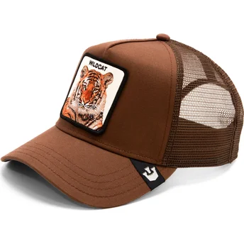 Gorra trucker marrón tigre The Wildcat Tiger The Farm de Goorin Bros.