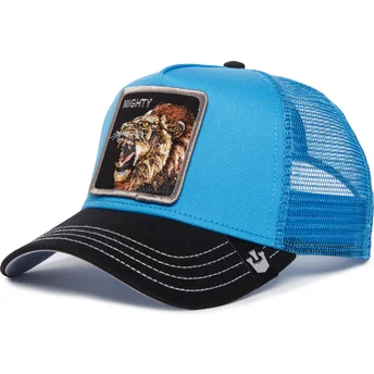 Gorra trucker azul y negra león Mighty Lion Fan The Farm...