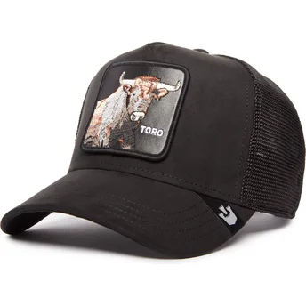 Gorra trucker negra toro The Suede Bull Blacked Out The...