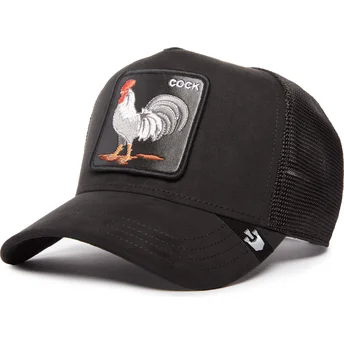 Gorra trucker negra gallo Cock The Suede Rooster Blacked...