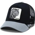 gorra-trucker-negra-y-gris-tigre-the-savage-tiger-big-cats-the-farm-de-goorin-bros