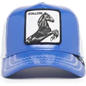 gorra-trucker-azul-y-blanca-caballo-stallion-horsepower-puff-patent-the-farm-de-goorin-bros