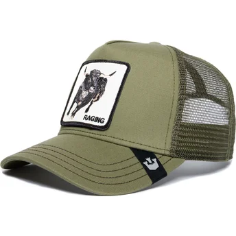 Gorra trucker verde toro Raging Road Rage Truckin The Farm de Goorin Bros.