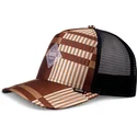 gorra-trucker-marron-y-negra-hft-shiny-check-de-djinns