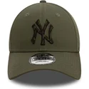 gorra-curva-verde-ajustable-9forty-seasonal-infill-de-new-york-yankees-mlb-de-new-era