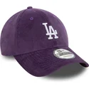 gorra-curva-violeta-ajustable-9forty-cord-de-los-angeles-dodgers-mlb-de-new-era