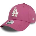 gorra-curva-rosa-ajustable-para-mujer-9forty-league-essential-de-los-angeles-dodgers-mlb-de-new-era